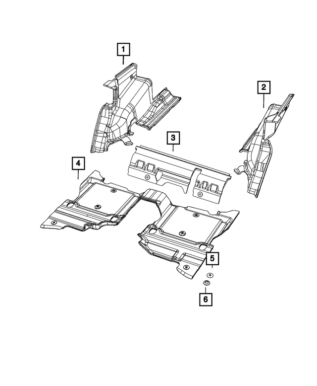 6RV37TX7AB - : Rear Floor Carpet for Mopar Image