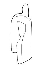 61520AC010 - Body: Upper Hinge for Subaru: Baja, Legacy, Outback Image