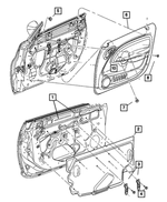 6100041 - Interior Trim: U-nut for Mopar Image