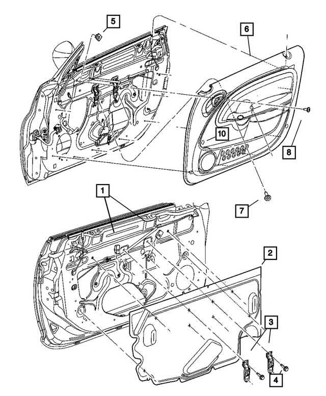 6504118 - Interior Trim: U-nut for Mopar Image