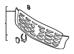 89025120 - Body: Grille for Cadillac: DeVille Image