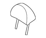 89700AA000S8S - Body: Headrest for Hyundai Image