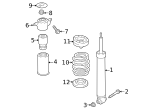4M0513035AA - Suspension: Strut for Audi Image