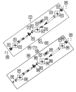 68335973AD - Differential and Drive Line: Drive Shaft for Mopar Image