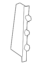 8U0809025A - : 2015-2018 Audi - Inner Rocker Damper for Audi: Q3, Q3 Quattro Image
