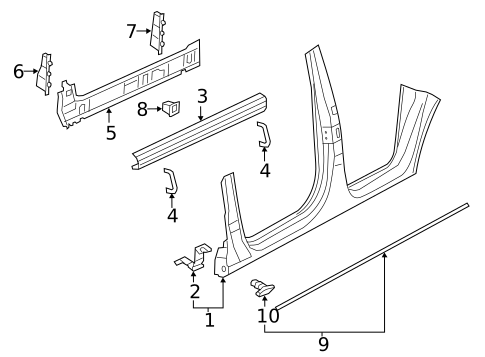 Rocker Panel for 2016 Audi Q3 #0
