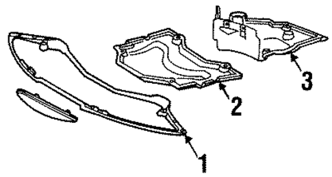 Splash Shields for 1999 Mercedes-Benz S600 #0
