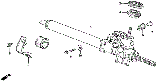 P.S. Gear Box for 1988 Acura Integra #0