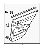 83703SNXA12ZA - : Door Trim Panel for Honda: Civic Image