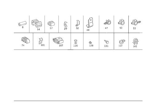 Hydraulic Line Mounting Parts for 1989 Mercedes-Benz 300TE #3