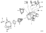 11531710959 - Engine: Thermostat Housing for BMW Image