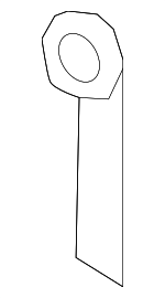 1Z0941131D - : Headlight Housing Vent Tube for Audi: A6, A6 Quattro, S6 Image