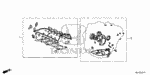 61105BAA01 - Engine: GASKET KIT, CYLINDER HEAD for Honda Image