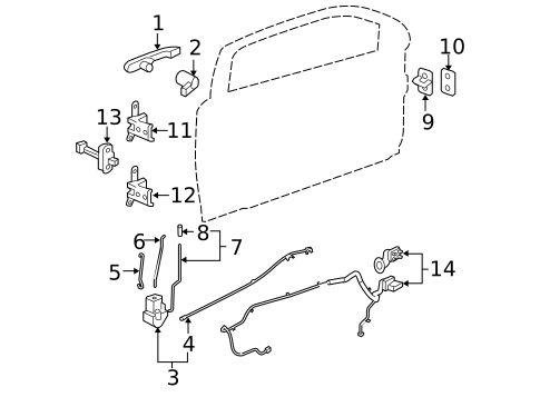 Door for 2006 Chevrolet Cobalt #0
