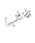 1UD02PS4AC - Interior Trim: B Pillar Lower Trim Panel, Right for Mopar Image