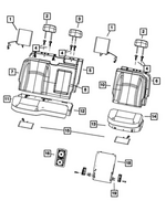 6XZ11SD4AA - Interior Trim: Rear Headrest for Mopar Image