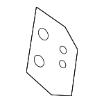 D3507046X - Body: Center Pillar Reinforced Nut Plate for Mazda: 2, 3, 5, 6, CX-3, CX-30, CX-5, CX-50, CX-70, CX-9, CX-90, MX-5 Miata Image