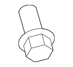 91561SDBA02 - Body: Windshield Pillar Trim Grommet for Honda: Accord, Clarity, Odyssey, Ridgeline Image