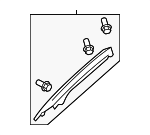 84101SHJA01ZD - : Windshield Pillar Trim for Honda: Odyssey Image