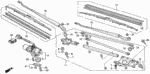 76620SR3A01 - Electrical/Exhaust/Heater/Fuel: BLADE, WINDSHIELD WIPER (DRIVER SIDE) for Honda Image