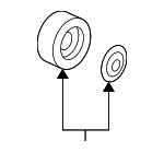 99710211900 - : Idler Pulley for Porsche: 911, Boxster, Cayman Image