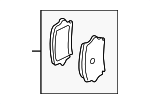 7N0698451A - Brakes: Disc Brake Pad Set for Volkswagen Image