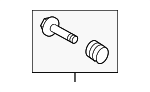 5Q0698470 - Brakes: Disc Brake Caliper Bushing for Volkswagen Image
