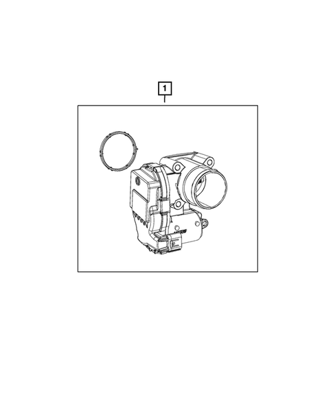 Throttle Body for 2021 Fiat 500X #0