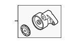 94810240375 - Cooling System: Tension Pulley for Porsche: Cayenne, Macan, Panamera Image