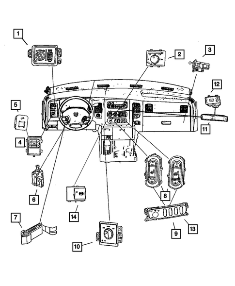 Switches for 2008 Dodge Ram 3500 #1