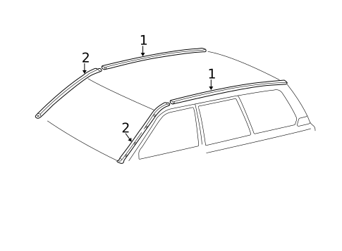 Exterior Trim - Roof for 2006 Toyota Land Cruiser #0