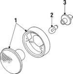 AMR6528 - : Backup Lamp Assembly for Land-Rover Image