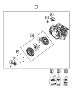 68505715AA - C633; 6-Speed; Dual Dry Clutch Automatic: Transmission Assembly for Fiat: 500L Image