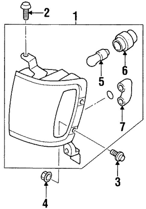 Park & Side Marker Lamps for 2002 Honda Passport #0