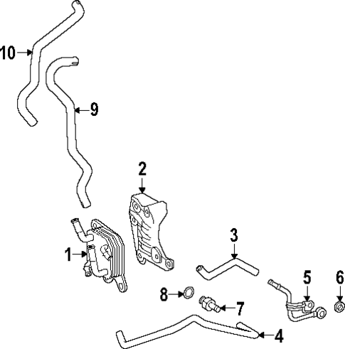 Trans Oil Cooler for 2025 Lexus RX350 #0