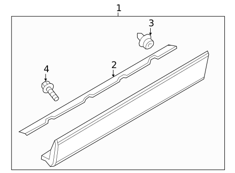 Exterior Trim - Rear Door for 2022 Mazda CX-9 | OEM Parts Online