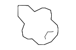 TK4951W24 - Body: Lower Molding Fastener for Mazda Image