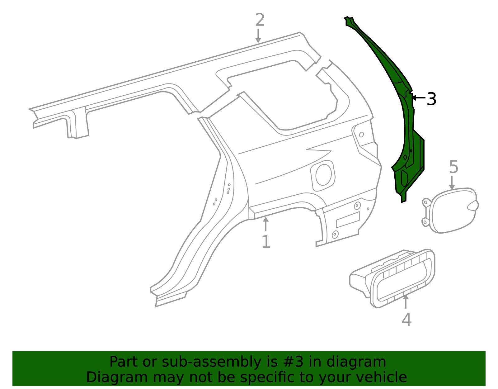 61601-35310 - High-Quality Body D-Pillar for 2010-2024 Toyota 4Runner ...