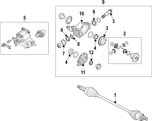 Differential for 2024 Kia Sorento #0