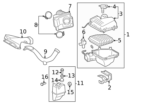Air Intake for 2009 Toyota Avalon #0