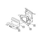 56028286AC - Electrical: Module Bracket for Mopar Image