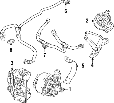 Water Pump for 2025 BMW M5 #1