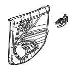 6KG79LXHAA - Body: Door Trim Panel for Jeep: Renegade Image