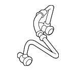 C2Z32047 - Engine: Oil Return Tube for Jaguar Image