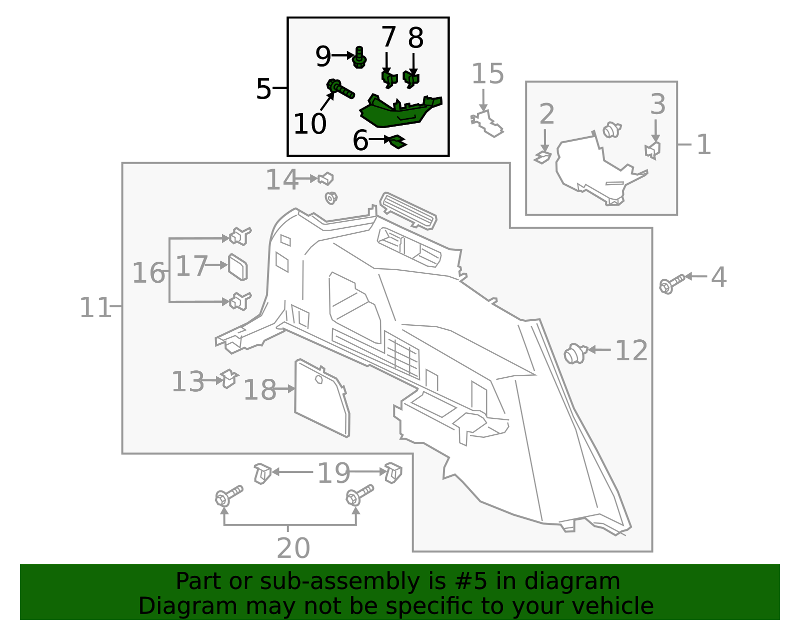 thumbnail image 2 of Pair Hood Hinges For Ford Explorer 2020-2024 - Left & Right, Steel, LB5Z-16796-A / LB5Z-16797-A 2 of 5