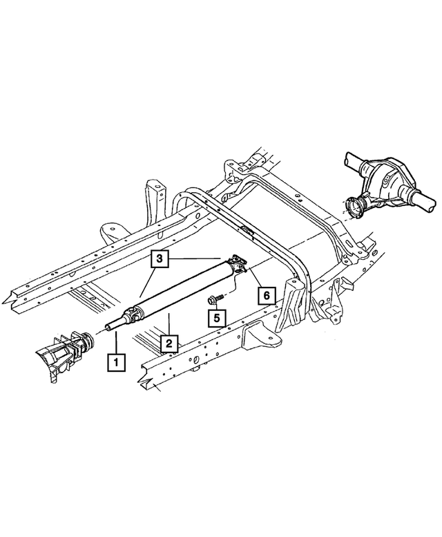 5114275AA - Propeller Shafts and U-Joints: Drive Shaft Yoke for Mopar Image image