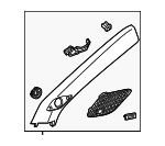 84568753 - Body: Windshield Pillar Trim for Cadillac: XT4 Image