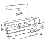 9414768 - Body: Door Trim Panel for Volvo: 850 Image