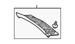 4516900750C24A - Body: Rear Trim for Smart Image