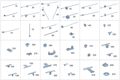 Cable Ties, Cable Fastening Parts and Grommets for 2023 Mercedes-Benz S500 #0